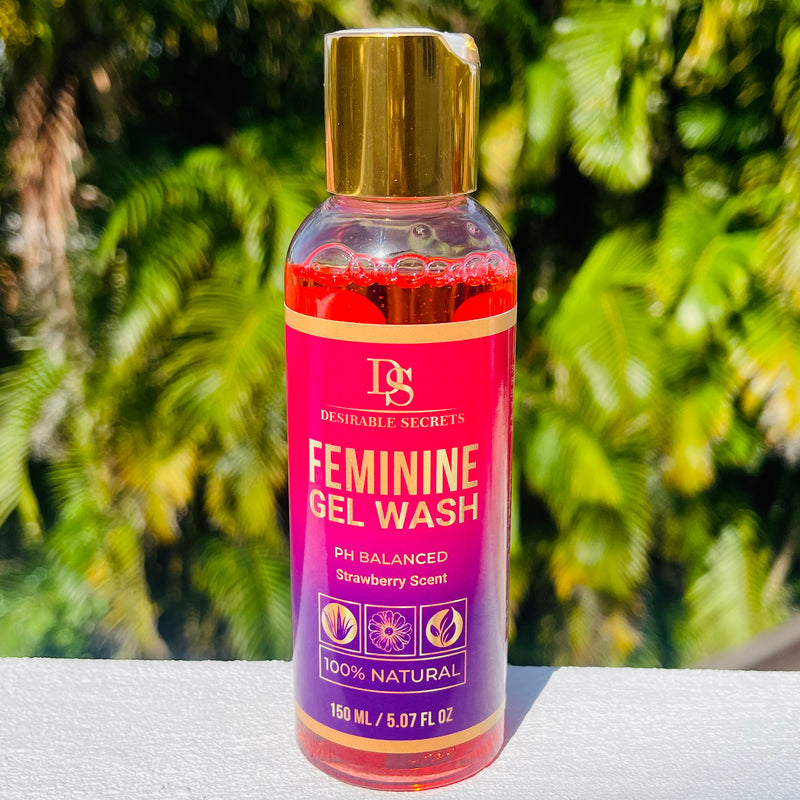 feminine gel wash strawberry scent