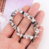 Tourmaline Quartz Crystal Bracelet - Chip