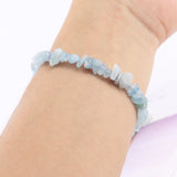 Aquamarine Crystal Bracelet - Chip