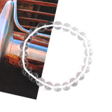 Clear Quartz Bracelet - 8mm Round