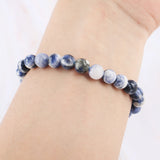 Sodalite Bracelet - 8mm Round