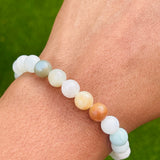 Amazonite Bracelet - 8mm Round