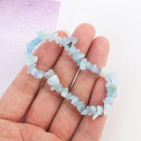 Aquamarine Crystal Bracelet - Chip