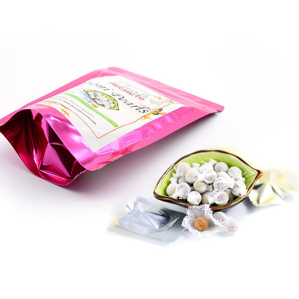 Yoni pearls are all-natural, vaginal suppositories that are formulated with herbs which have powerful cleansing properties that work with the body to breakdown and expel toxins and promote overall womb and vaginal wellness. 