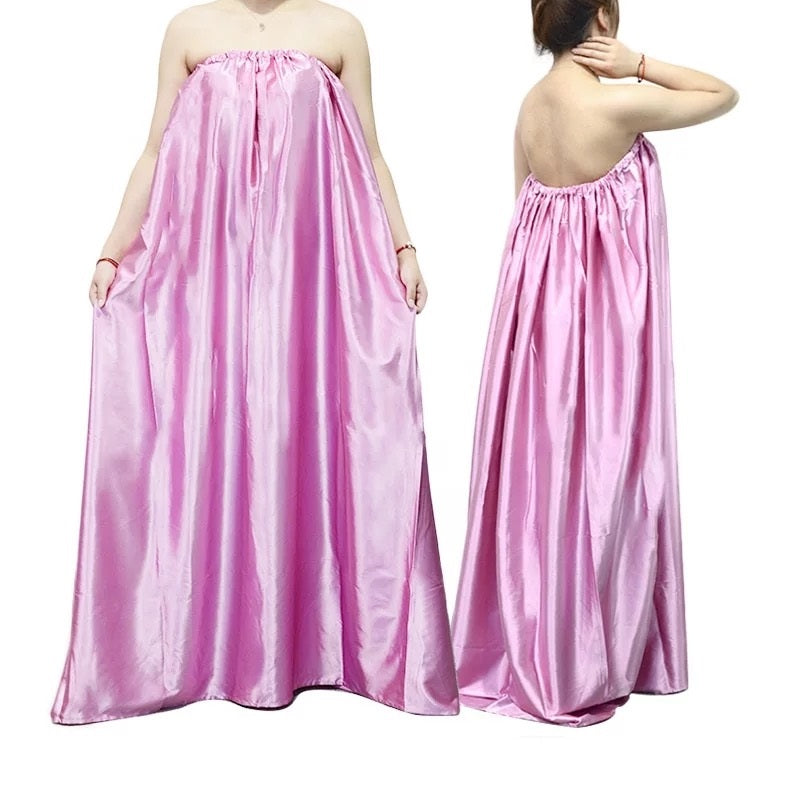 steam gown pink
