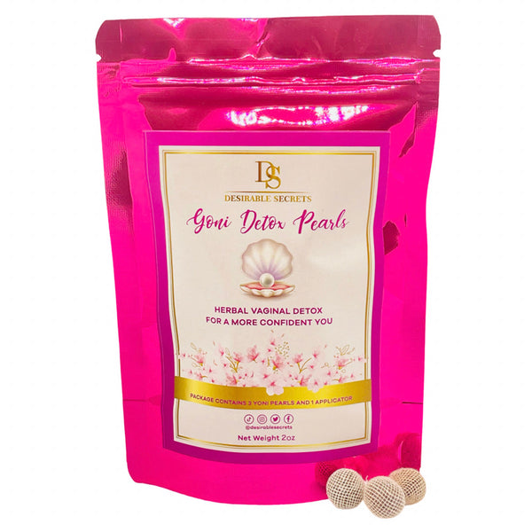 Secret Pearls - Yoni Detox Pearls - Herbal Detox Cleanse - 3 Pearls + 1 Applicator