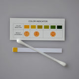 Feminine pH Test Strips color indicator